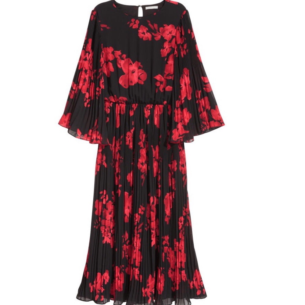 🎊Host Pick🎊 Red Rose chiffon dress